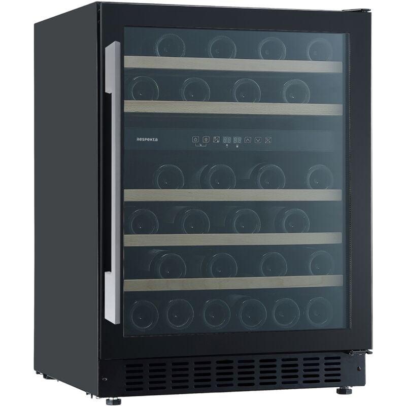 foto del prodotto cantinetta frigo per vino 46 bottiglie armadio termoregolato per vino 60 cm sottopiano respecta
