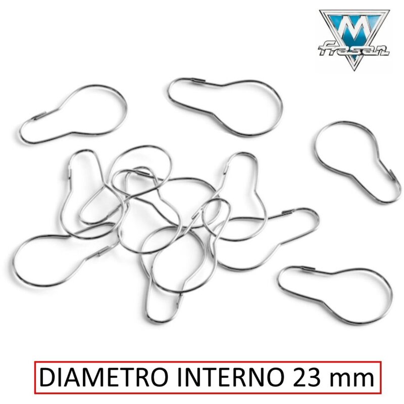 foto del prodotto capaldo anello a pressione 205 1 in ferro nichelato diametro 23 mm