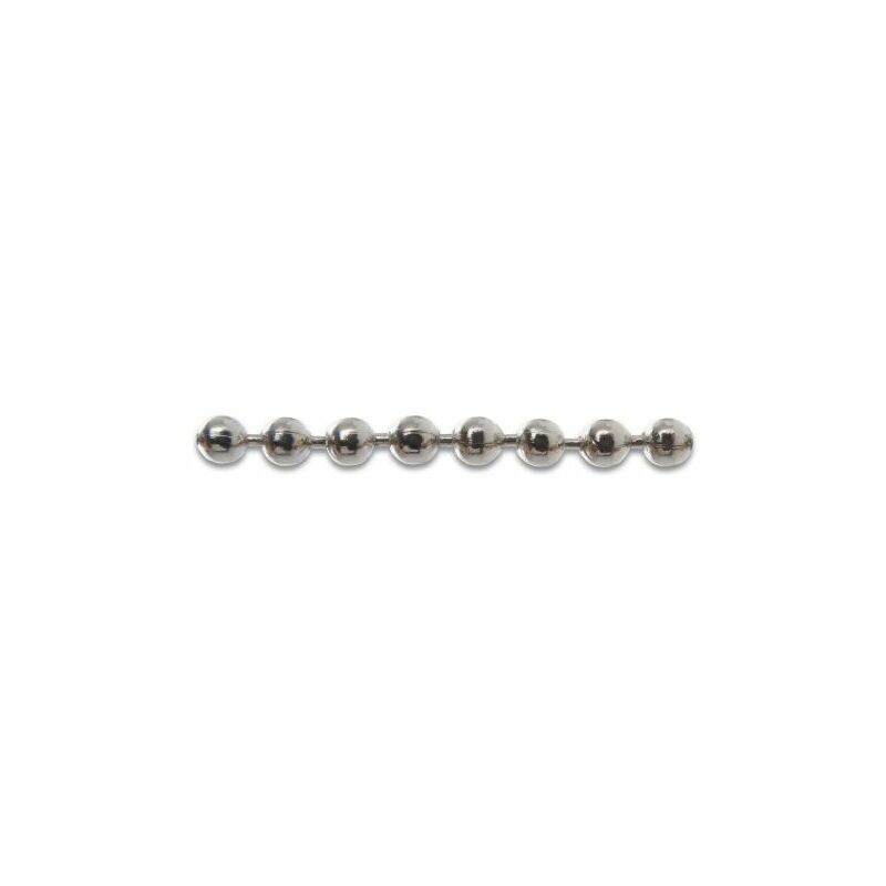foto del prodotto capaldo catena a perline ottone nichelato d 3,5 mm 25 ml