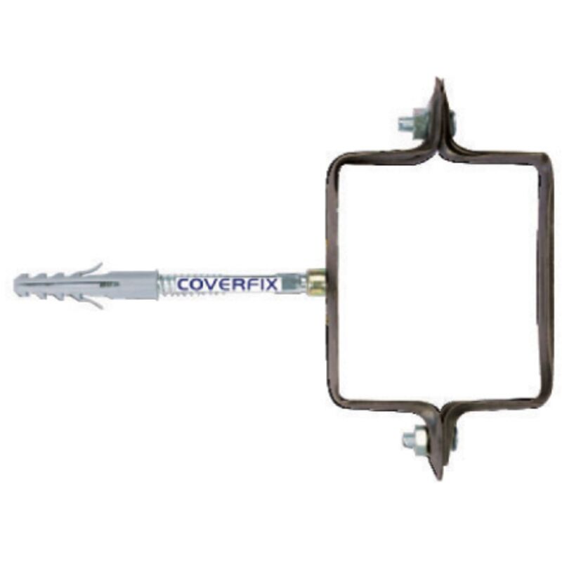 foto del prodotto capaldo conf. 2 pz collare per pluviale testa di moro quadrato 100x100 mm grondaie pluviali tubi