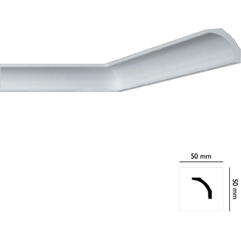foto del prodotto capaldo cornice decorativa per soffitto mod. i706 mm. 50x50