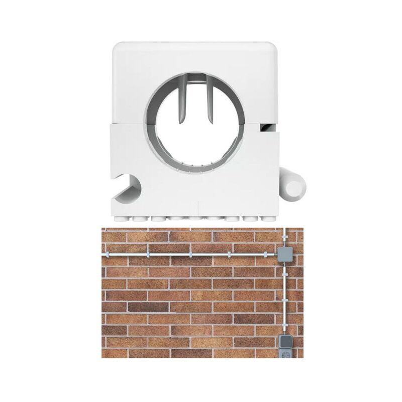 foto del prodotto capaldo fischer fissatubo a sella sch chiuso in nylon, ideale per cavi e tubi di diverso diametro, range di serraggio 8 12, 100 pezzi per