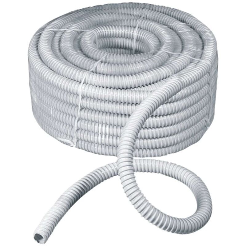 foto del prodotto capaldo guaina spiralata fless. grigia d.16 30 mt