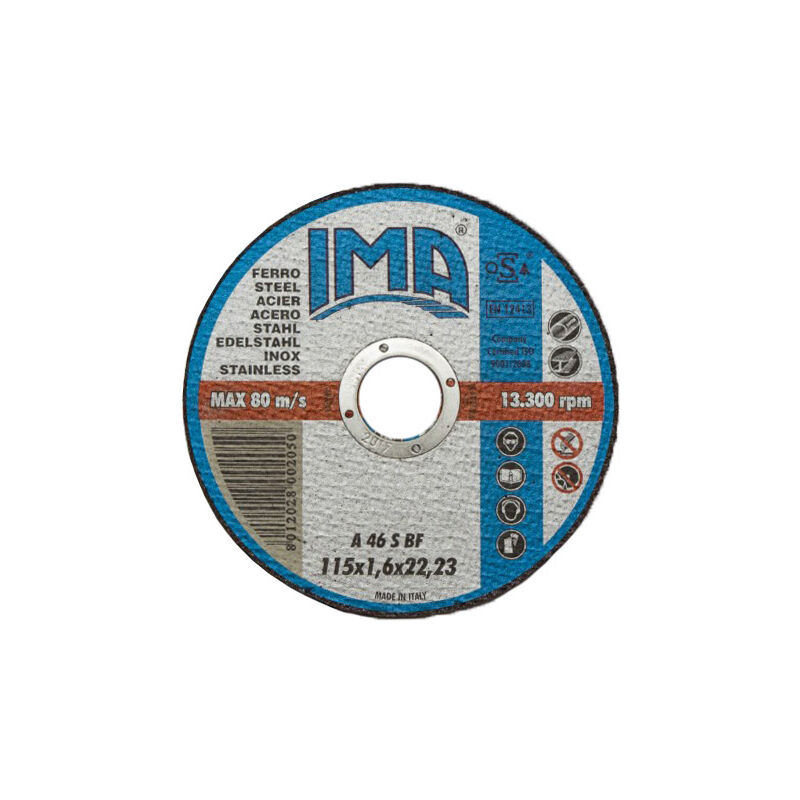 foto del prodotto capaldo ima minidisco ferro cf.5pz piano d.115x1,6x22