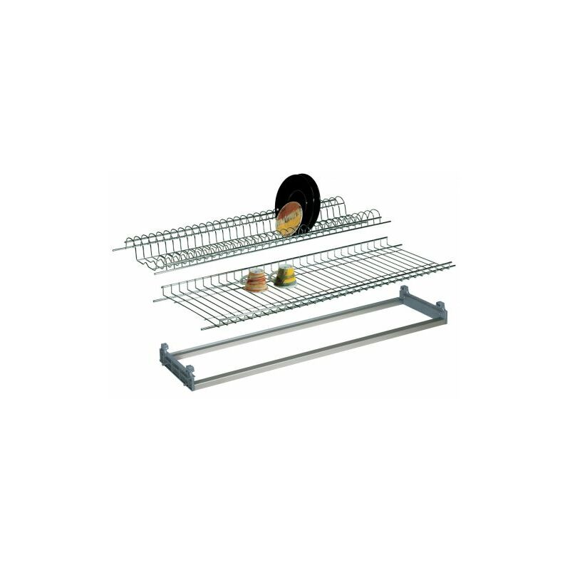 foto del prodotto capaldo kit scolapiatti telaio regolab c vasch 86 cm crom