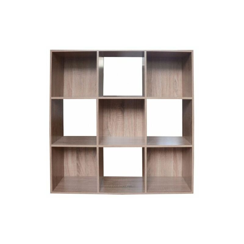 foto del prodotto capaldo libreria mod.cubo 9 rovere cm.91x91