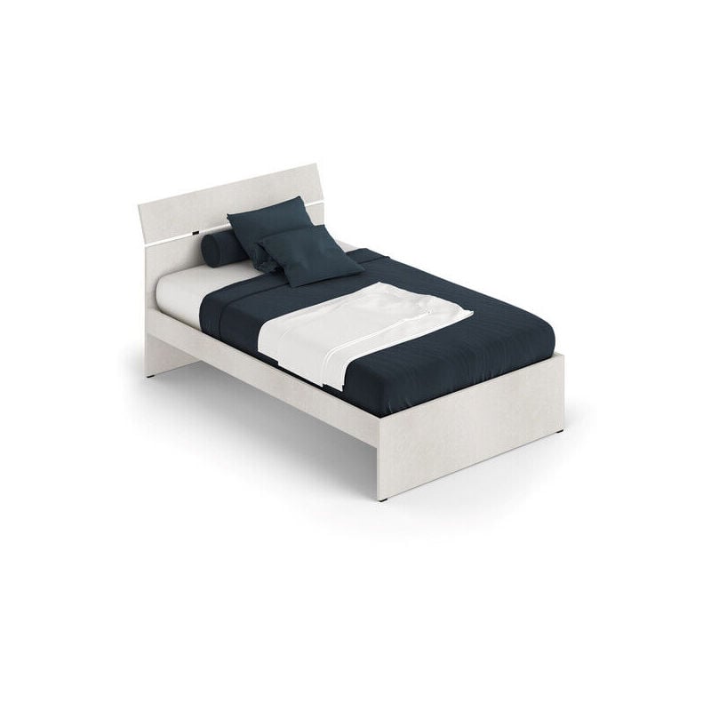foto del prodotto capaldo linea modern letto singolo bianco frassino cm. 200x98x85