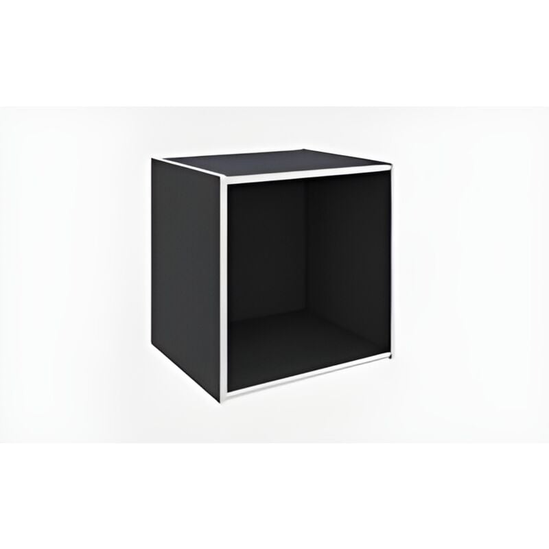 foto del prodotto capaldo mensola cubo in mdf cm35x35x29 colore grigio