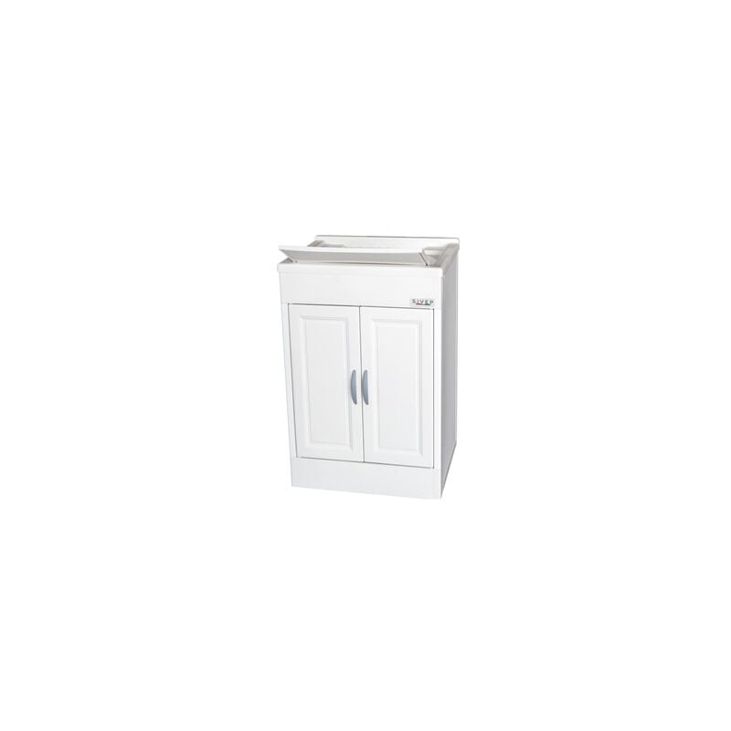 foto del prodotto capaldo mobile lavatoio in resina in kit completo si sifone e tavoletta cm. 60x50