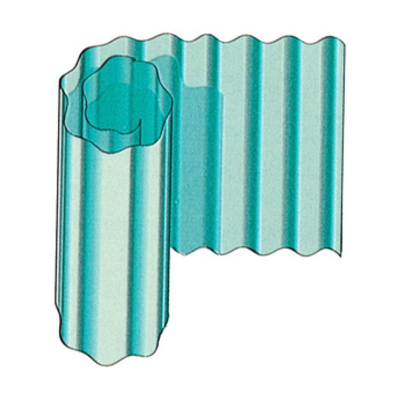 foto del prodotto capaldo plastica ondulata neutra sp 0,63 mm. h. 200 cm. prezzo per 1 metro quadro 200x50 cm. 