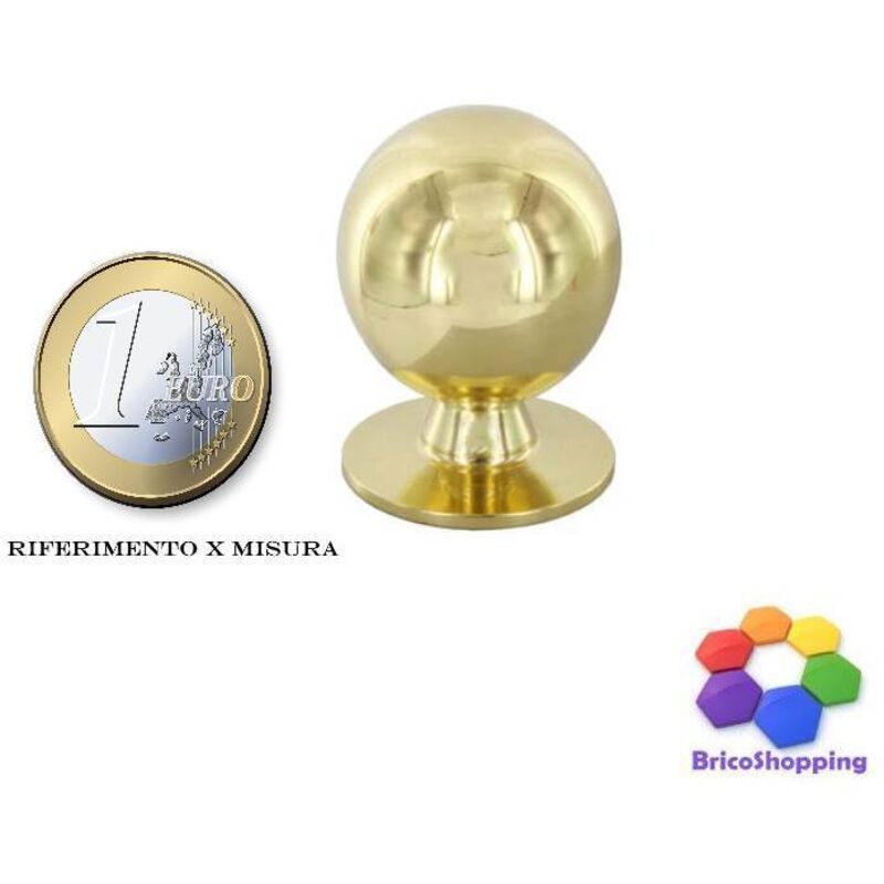 foto del prodotto capaldo - pomolo art.po172 (ex p2172) mm.25/b oro l.
