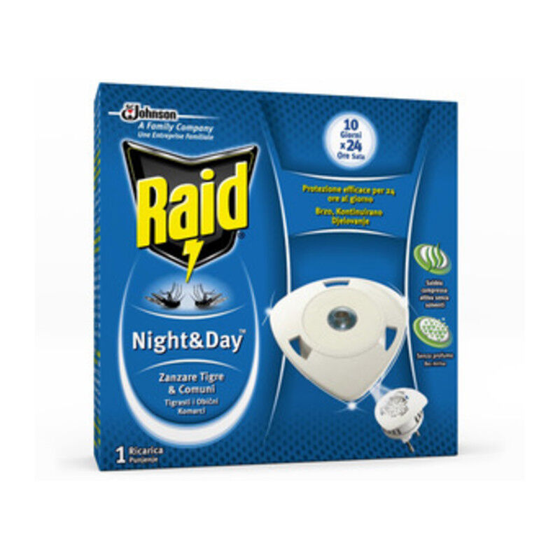 foto del prodotto capaldo raid nightday zanzare 1 ricarica. prezzo per 1 pezzo.