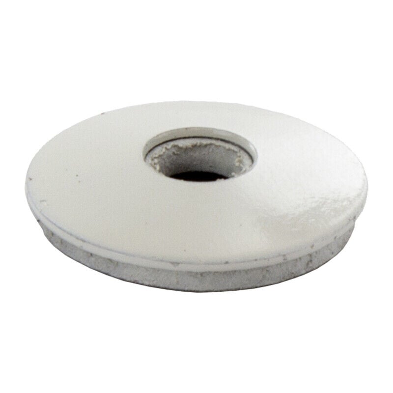 foto del prodotto capaldo rondella ferro tonda con guarnizione 6,7x22 bianco grigio. prezzo per 1 pezzo.