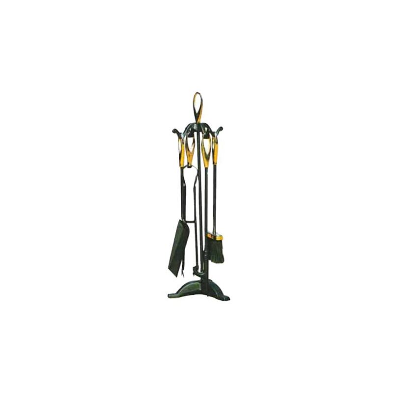 foto del prodotto capaldo set camino impugnature in ottone elisse altezza cm. 65
