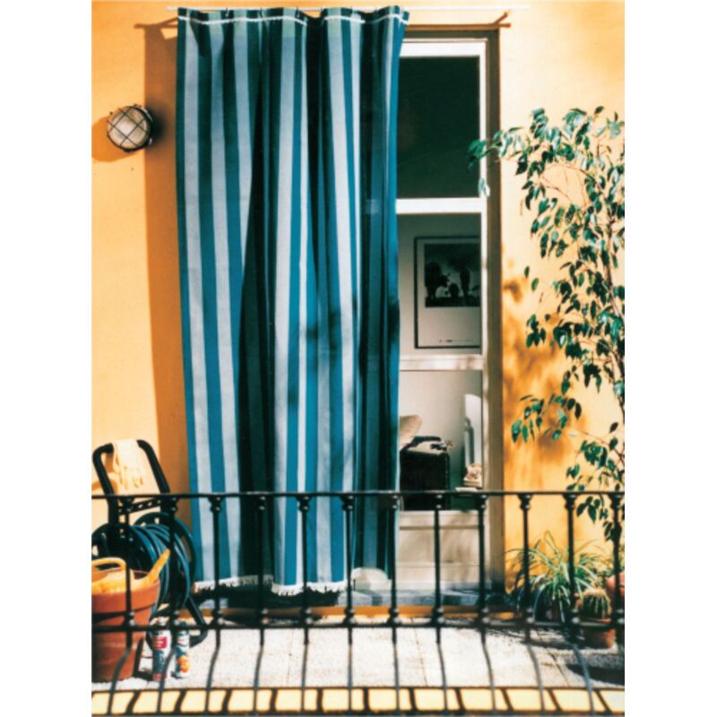 foto del prodotto capaldo tenda da sole cotone poliestere cm 140x300h giallo rigato zanzariera esterno