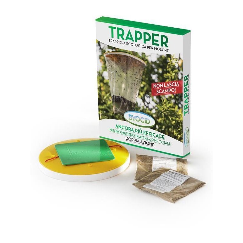 foto del prodotto capaldo trappola ecologica anti mosche professionale byocid trapper doppia azione