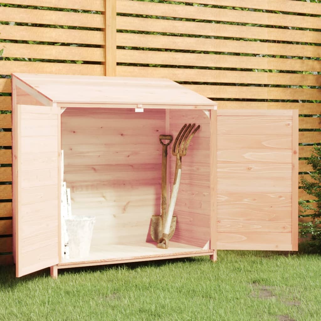 foto del prodotto capanno da giardino 102x52x112 cm in legno massello di abete cod mxl 65874