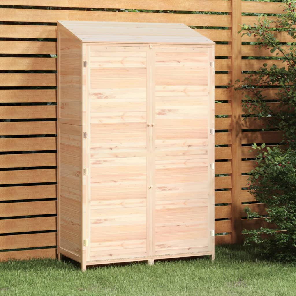foto del prodotto capanno da giardino 102x52x174,5 cm in legno massello di abete cod mxl 46784