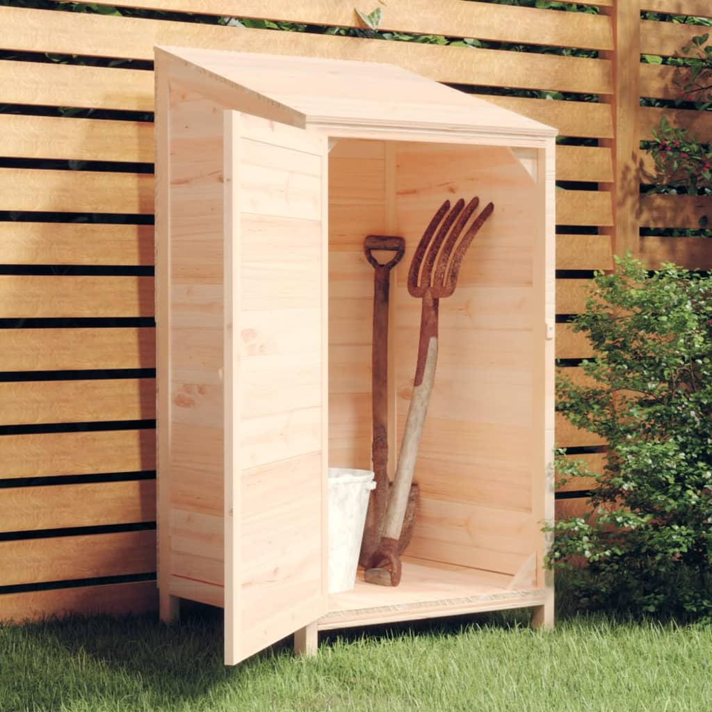 foto del prodotto capanno da giardino 55x52x112 cm in legno massello di abete cod mxl 65808