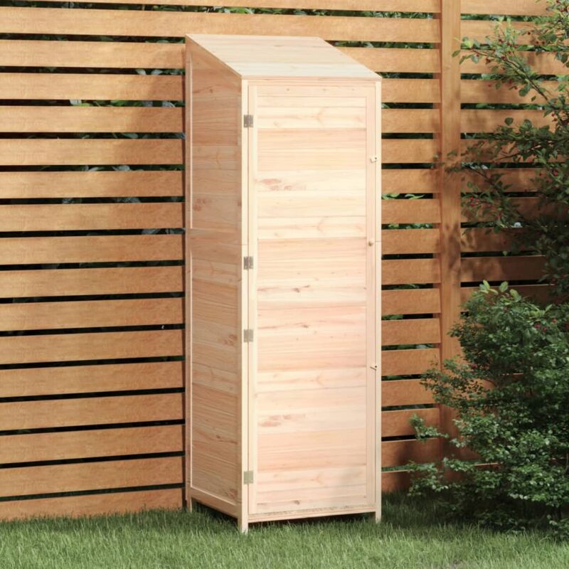 foto del prodotto capanno da giardino 55x52x174,5 cm in legno massello di abete vidaxl