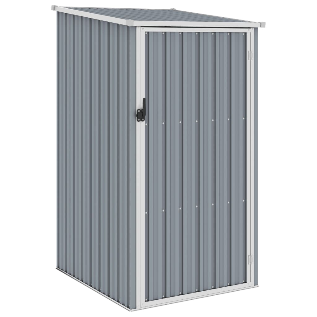 foto del prodotto capanno da giardino grigio 87x98x159 cm in acciaio zincato cod mxl 51736