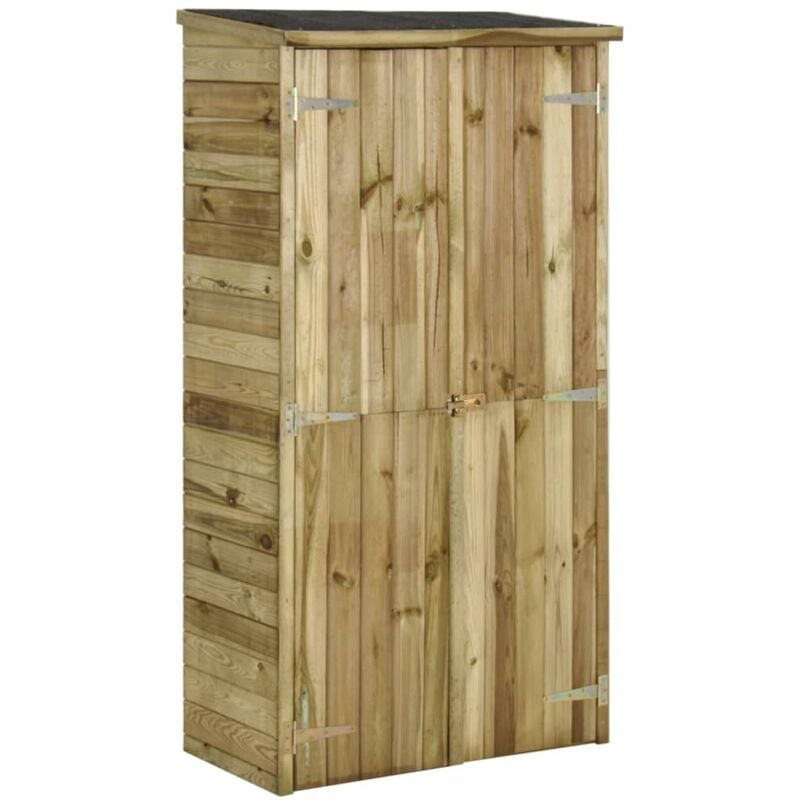 foto del prodotto capanno per attrezzi in legno di pino 85x48x177 cm vidaxl