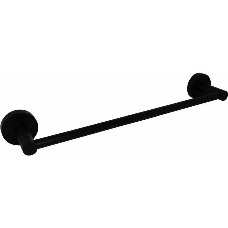 foto del prodotto capannoli porta salvietta bagno colore nero opaco 60 cm hoop hp160 mm nero opaco fissaggio a viti