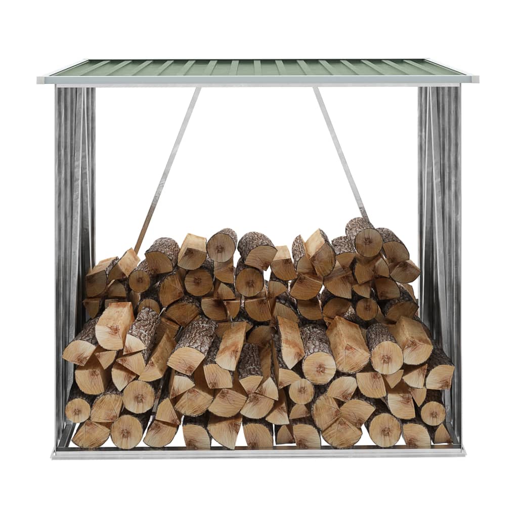foto del prodotto capannone da giardino in acciaio zincato 163x83x154 cm verdecod mxl 73150