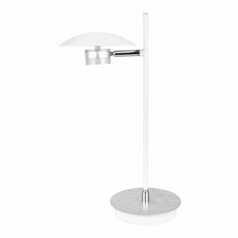 foto del prodotto cape town lampada da tavolo 1l 6w 4000k bianco argento 42x23x15 cm 540 lm direzionale e orientabile