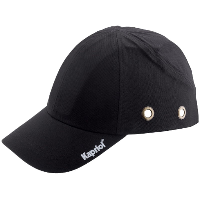 foto del prodotto capello cappellino antiurto con visiera rivestimento abs en812 blu scuro kapriol