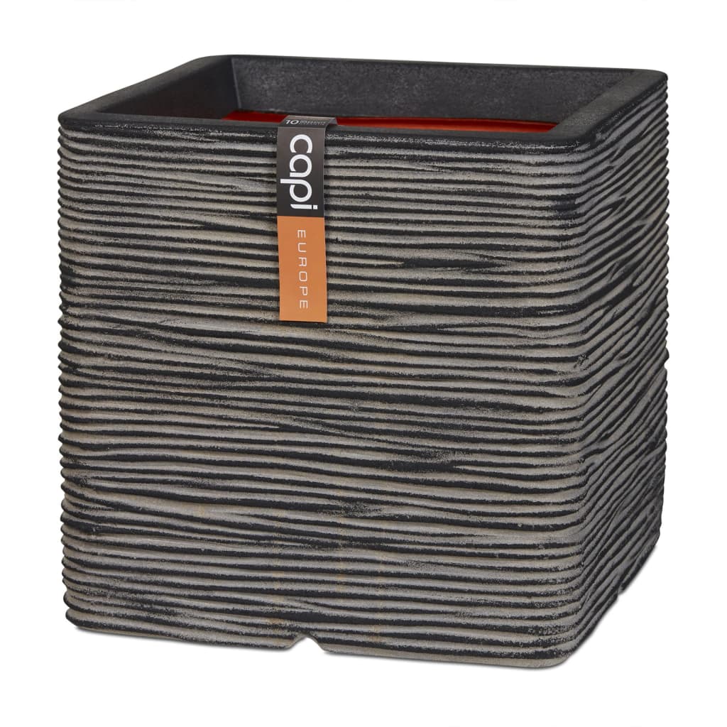foto del prodotto capi fioriera nature rib quadrata 50 x 50 cm antracitecod mxl 81521