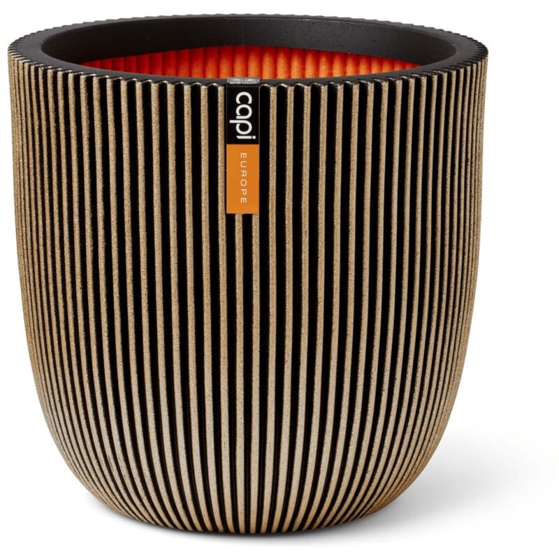 foto del prodotto capi vaso groove 43x41 cm nero e oro