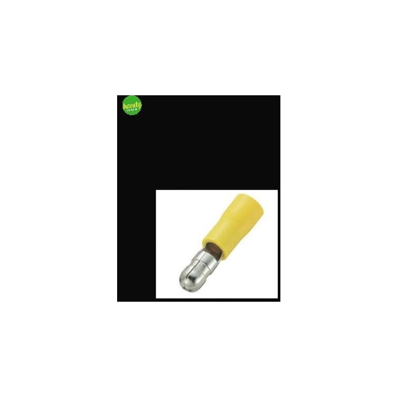 foto del prodotto capicorda cilindrico electraline femmina 4 6mm 10pz giallo