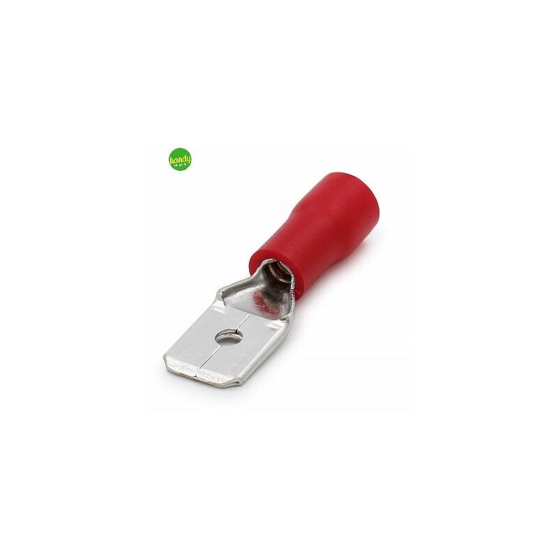 foto del prodotto capicorda electraline maschio 6,35mm 10pz rosso