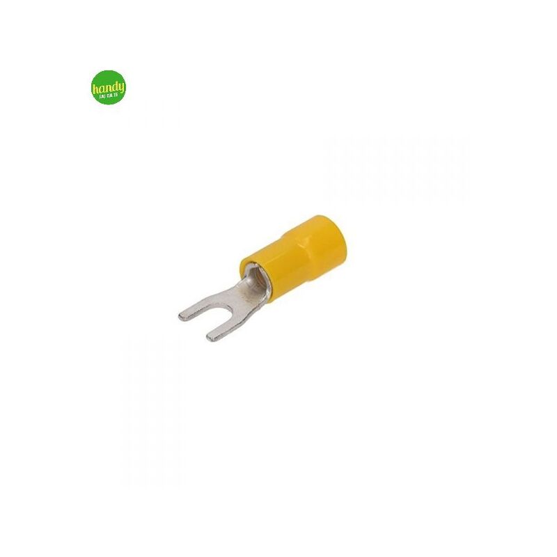 foto del prodotto capicorda forchetta 6,5 mm electraline giallo