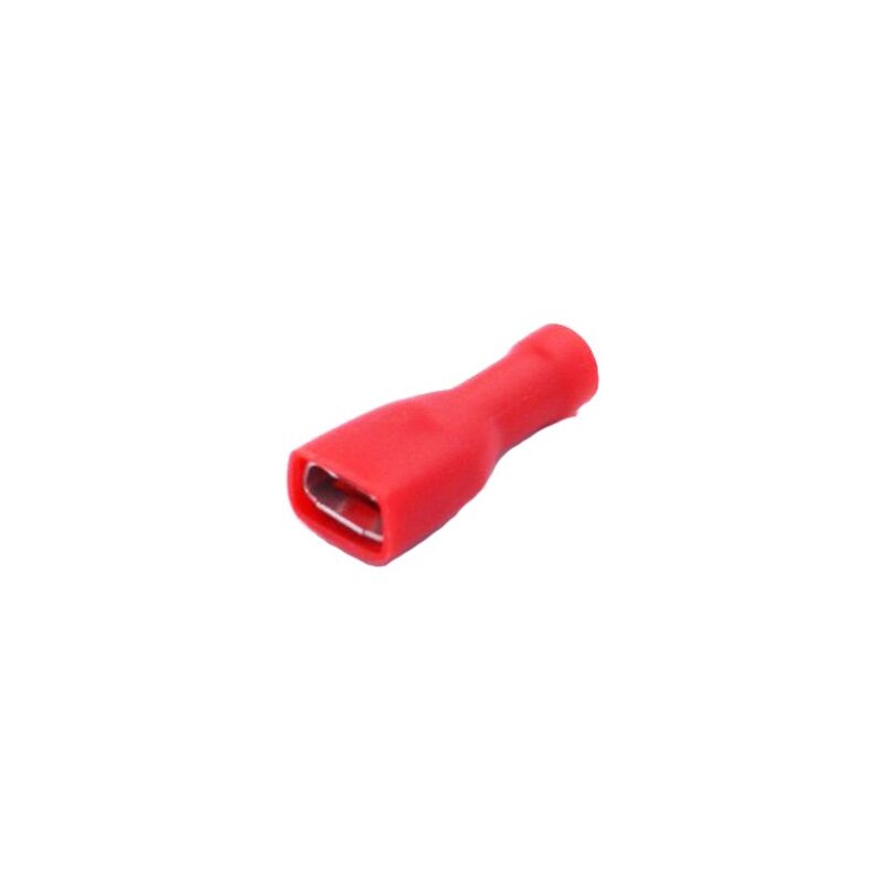 foto del prodotto capocorda 6,3x0,8 femmina isolato rosso ul