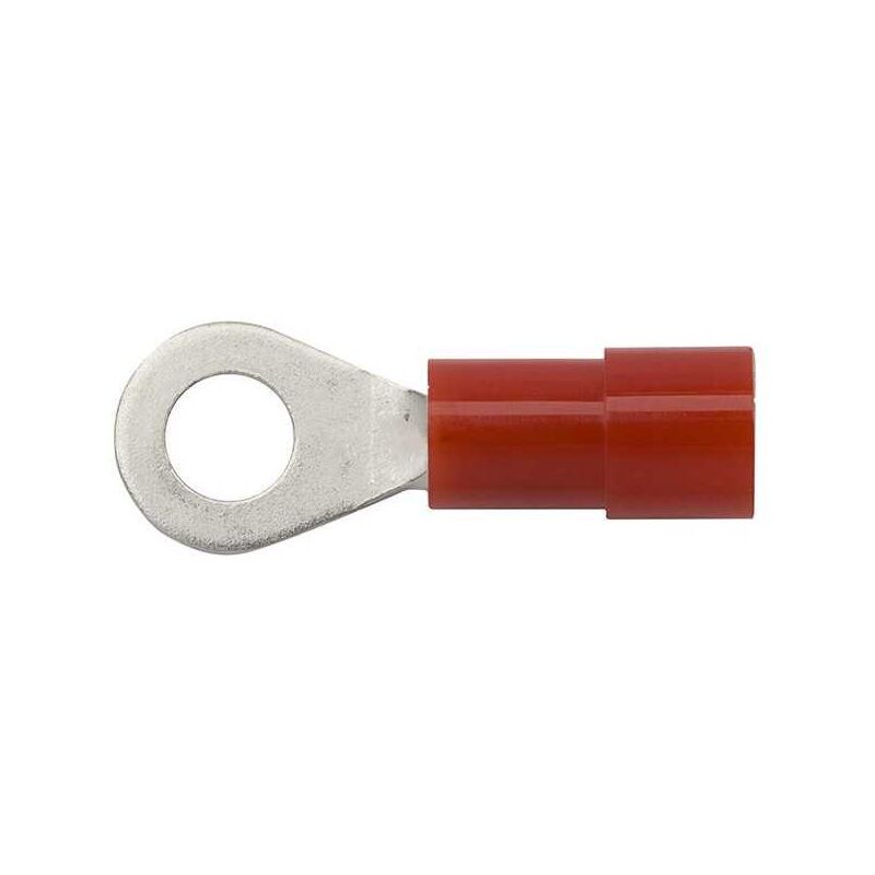 foto del prodotto capocorda a occhiello 1,5 mm preisolato rosso foro 4 bm