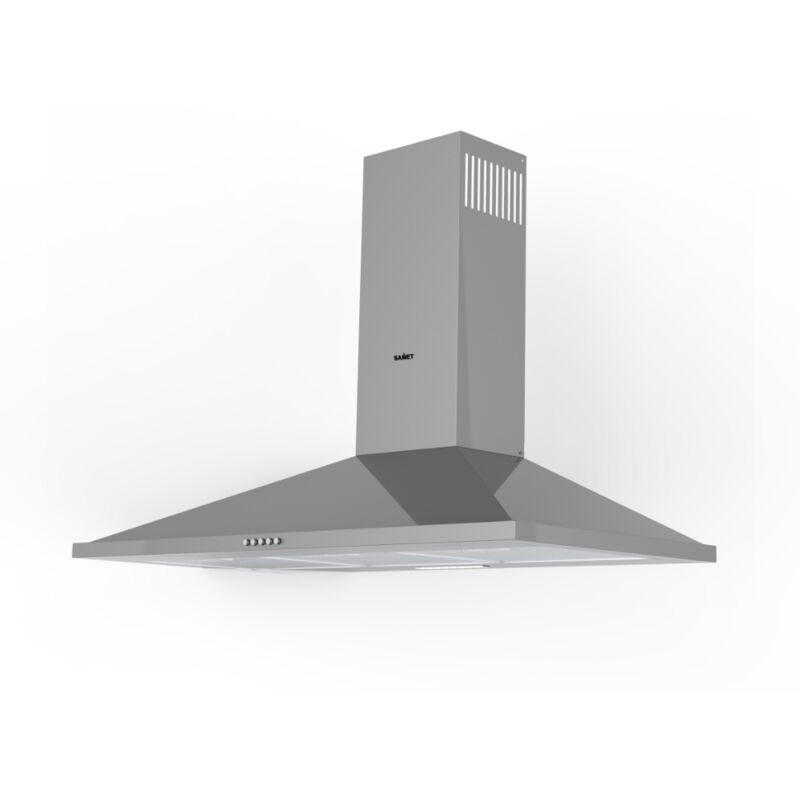 foto del prodotto cappa a piramide 90 cm eolo90 inox samet