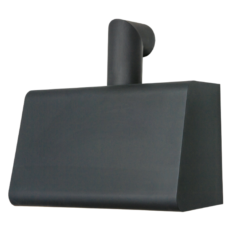 foto del prodotto cappa aspirante brio metal soft in acciaio inox brunito cm 80