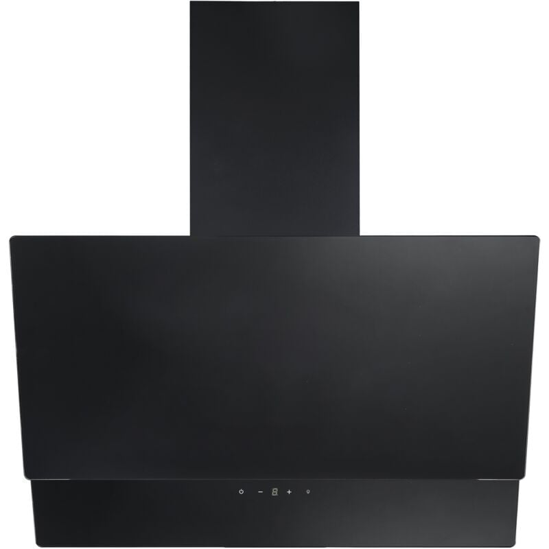 foto del prodotto cappa aspirante cappa inclinata senza testa 60 cm cappa a parete nera respecta