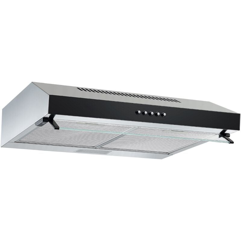 foto del prodotto cappa aspirante cappa sottopiano 60 cappa aspirante ricircolo aria esausta acciaio inox respecta