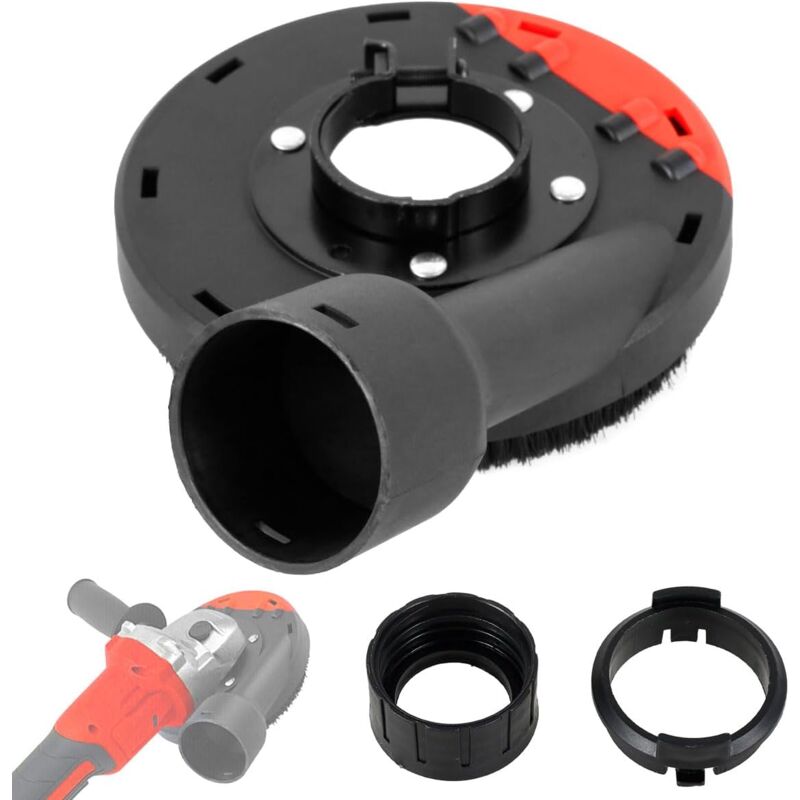 foto del prodotto cappa aspirante per smerigliatrice angolare 125 mm 100 mm, cappa aspirante professionale per smerigliatrice angolare, cappa aspirante per