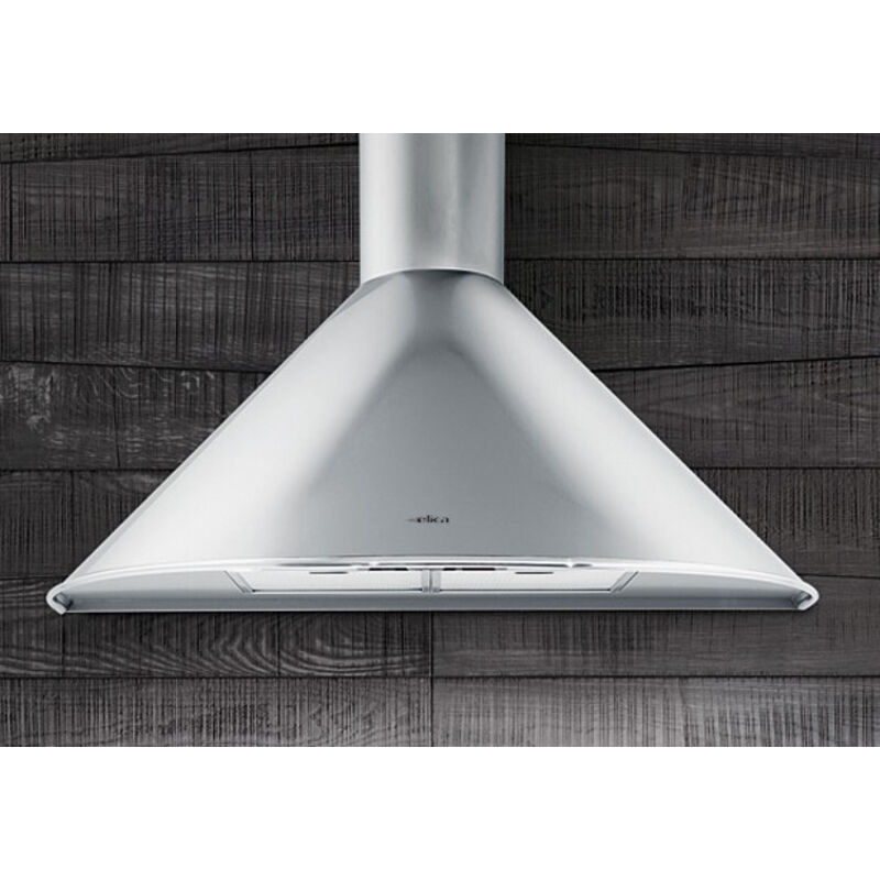 foto del prodotto cappa aspirante tonda ix f 60 cm acciaio inox 355 m h a parete elica