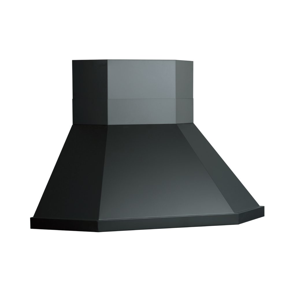 foto del prodotto cappa aspirante urban corner in acciaio inox brunito cm 105x105