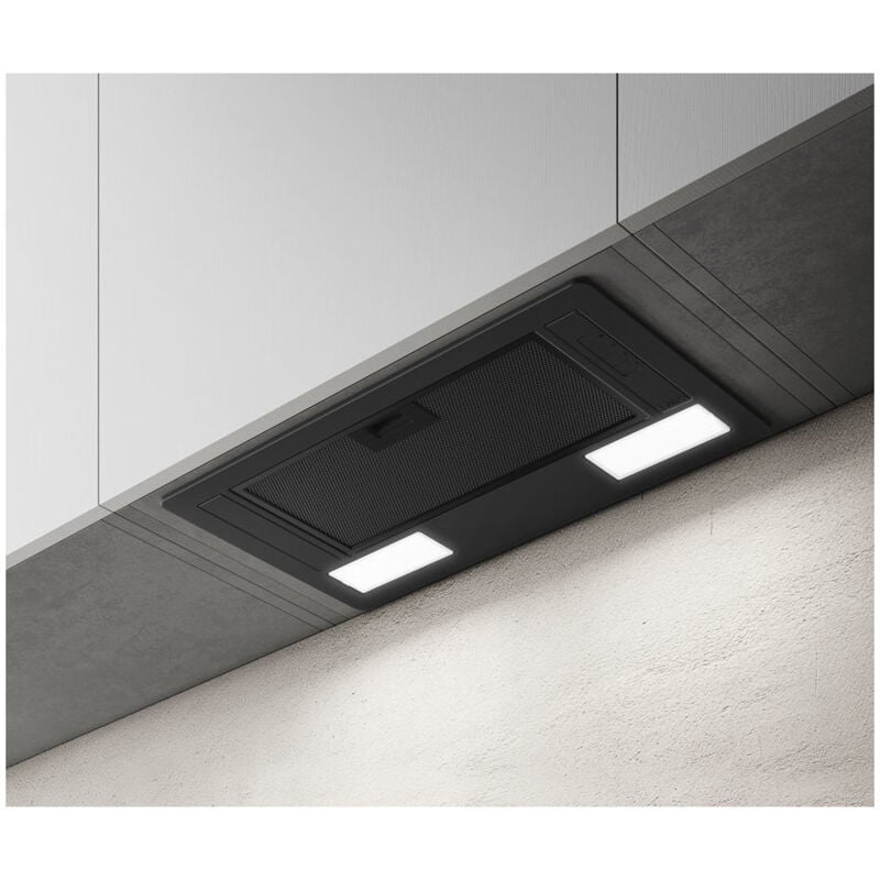 foto del prodotto cappa da cucina era c bl a 72 filtrante 72cm nero 370 m h - elica