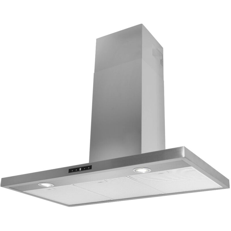 foto del prodotto cappa decorativa a parete 90 cm 63 db 564 m3 h nera ahbf971ix airlux