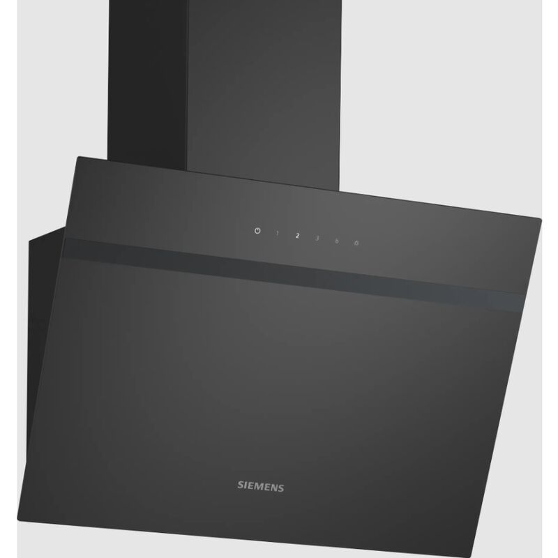 foto del prodotto cappa inclinata 60 cm 550m3 ha nera lc65kdk60 siemens