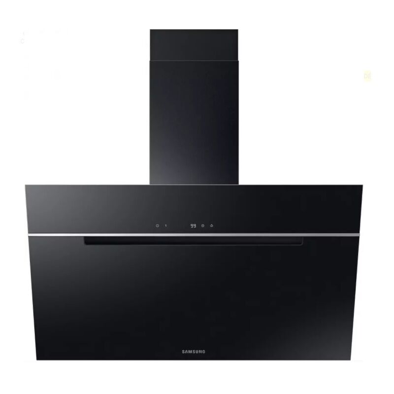 foto del prodotto cappa inclinata decorativa 90cm 558 m3 h nera nk36c7070wb samsung