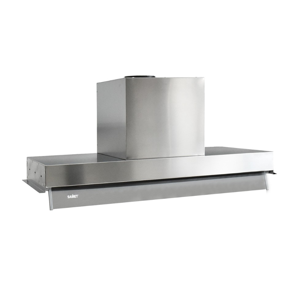 foto del prodotto cappa integrata sottopensile samet kripto90 luce led 3 livelli velocità inox classe d