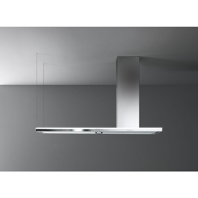 foto del prodotto cappa isola falmec lumen 175 cm, versione sinistra, 800 m3 h lumenisola175sx clui75.e1p2neui490f